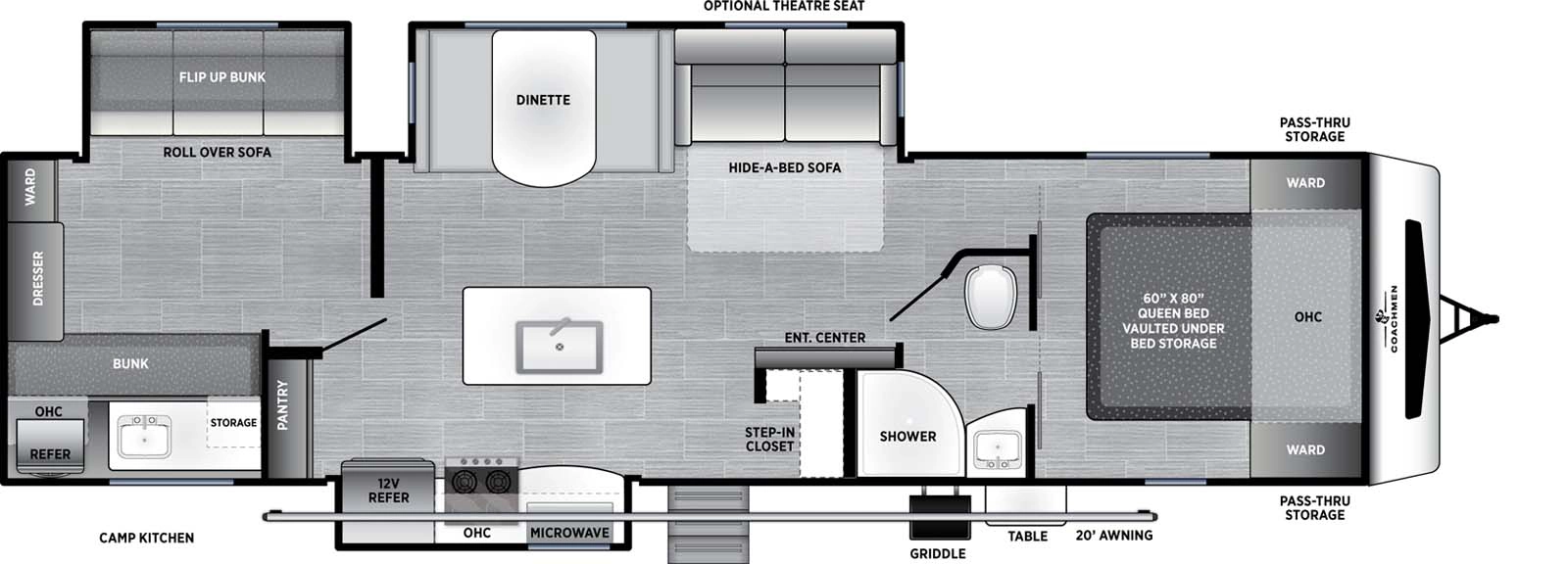 320BHDS Floorplan Image